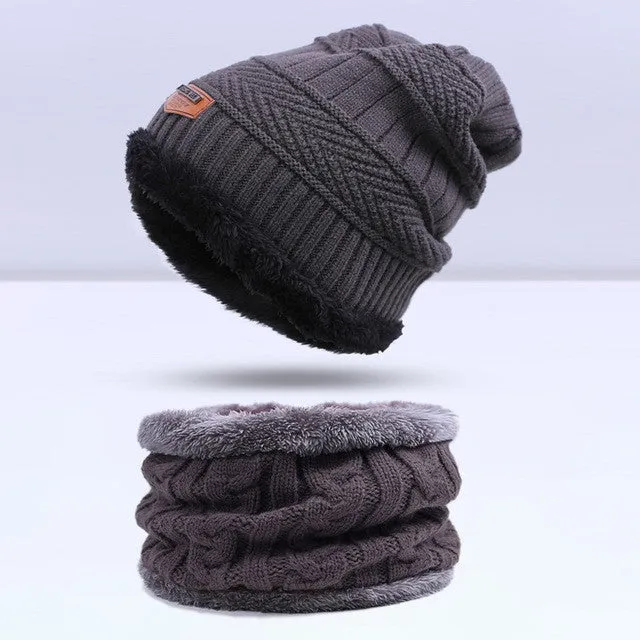 Fashion Knitted Warm Skullies Beanies Winter Hat for Men - 6 Colour