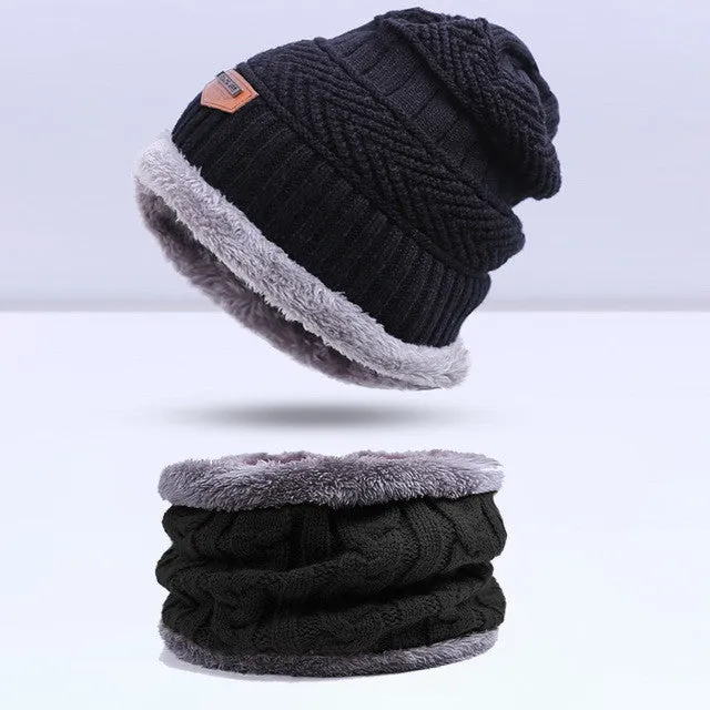 Fashion Knitted Warm Skullies Beanies Winter Hat for Men - 6 Colour