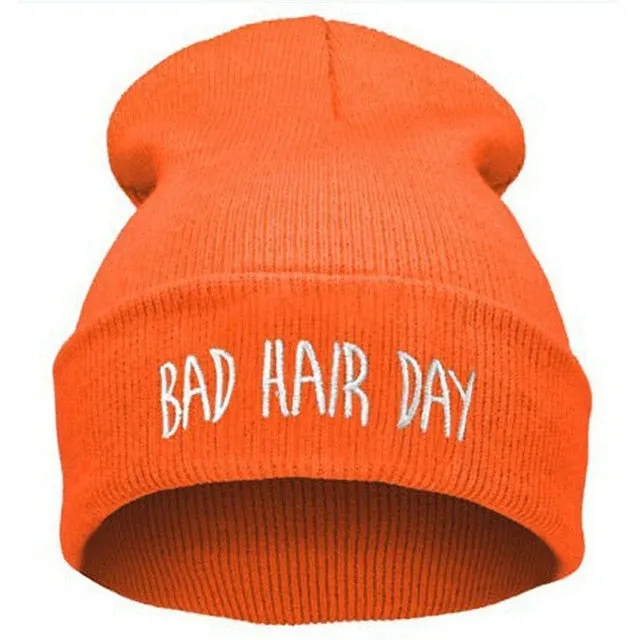 Fashion Skullies Woman Bad Hair Day Hats