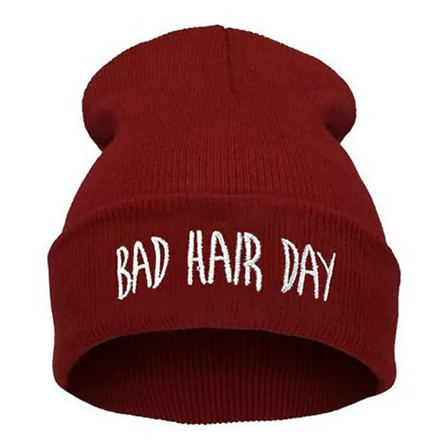 Fashion Skullies Woman Bad Hair Day Hats