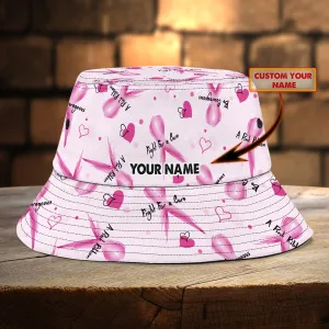 Fight Like A Girl - Custom Bucket Hat - QB95
