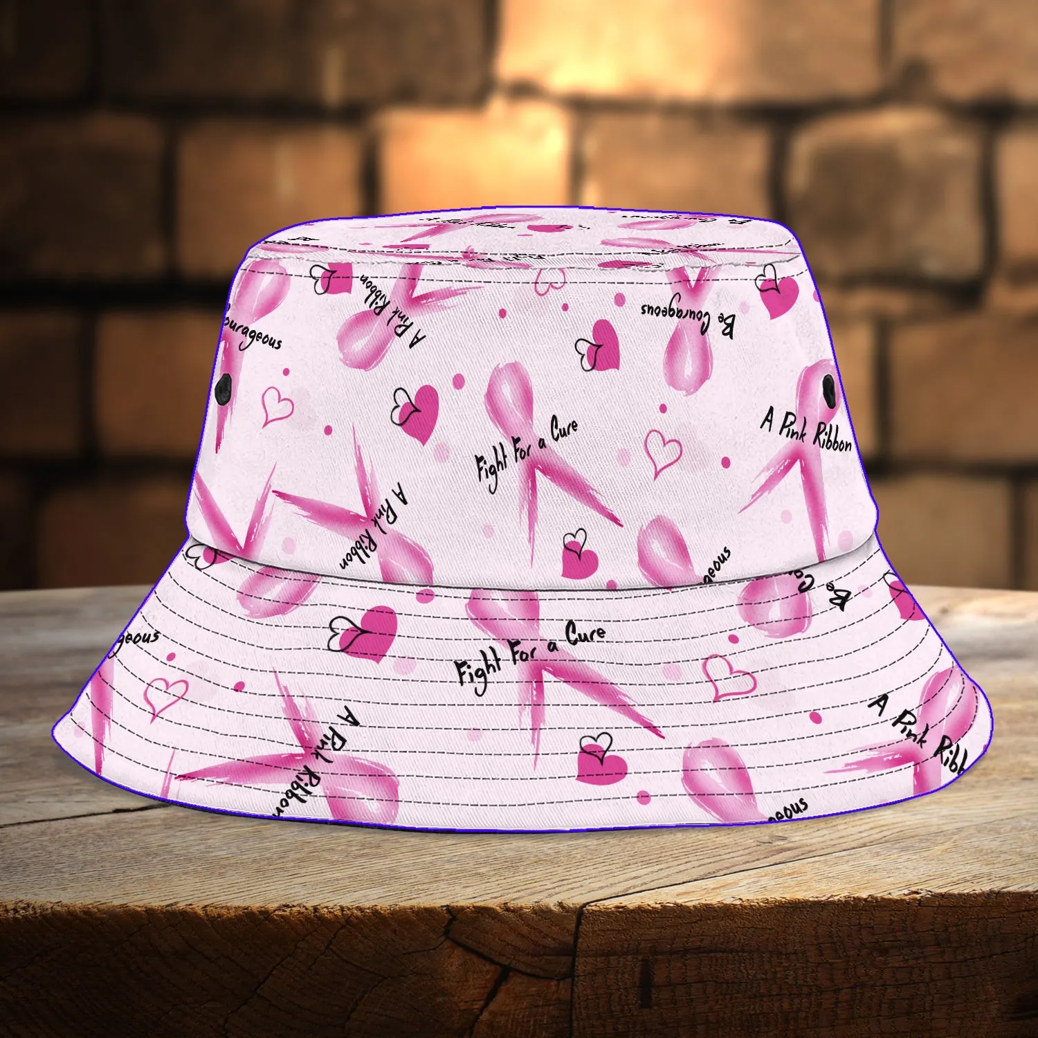 Fight Like A Girl - Custom Bucket Hat - QB95