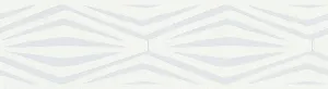 Graphic Geometric White Metallic 943811 Wallpaper Border