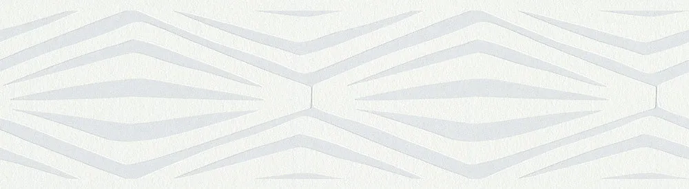 Graphic Geometric White Metallic 943811 Wallpaper Border