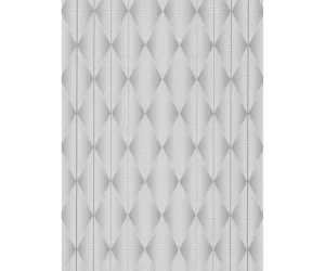 Graphics 3D Diamond Illusion Grey 5805-10 Wallpaper