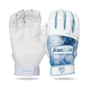 Guanteletas Beisbol Franklin Classic X Blanco Azul NIÑA