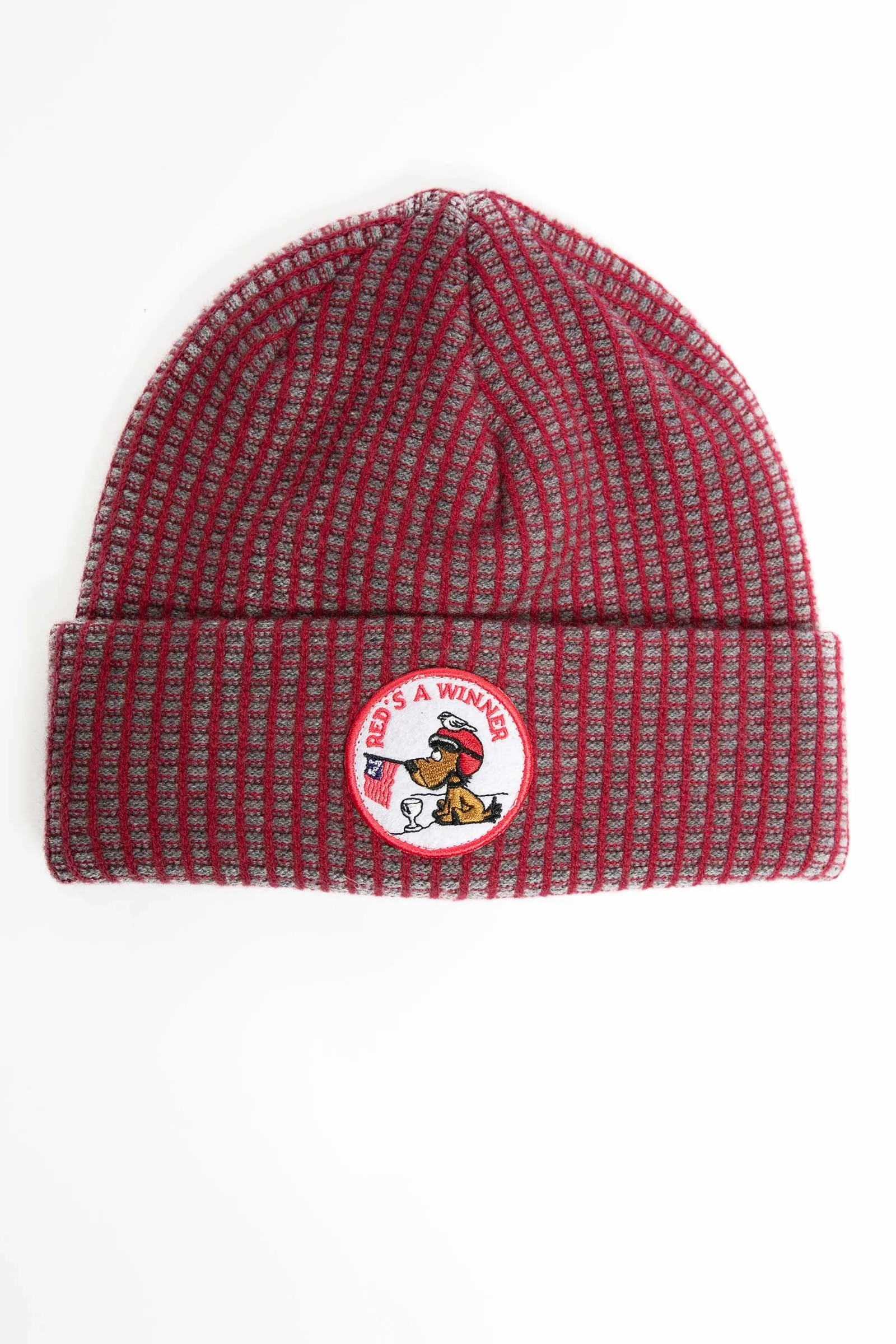 I.S.M. 'Reds A Winner' Red Cashmere Beanie