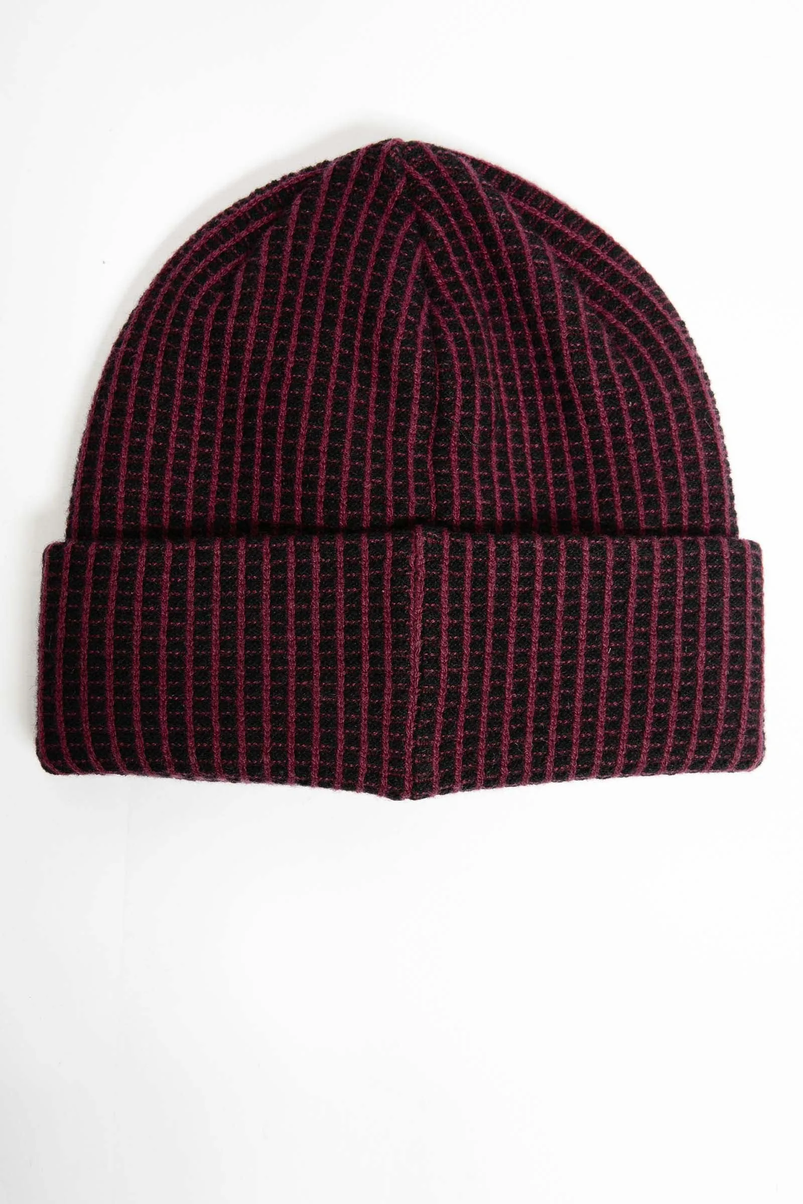 I.S.M. 'Security Officer' Burgundy Cashmere Beanie