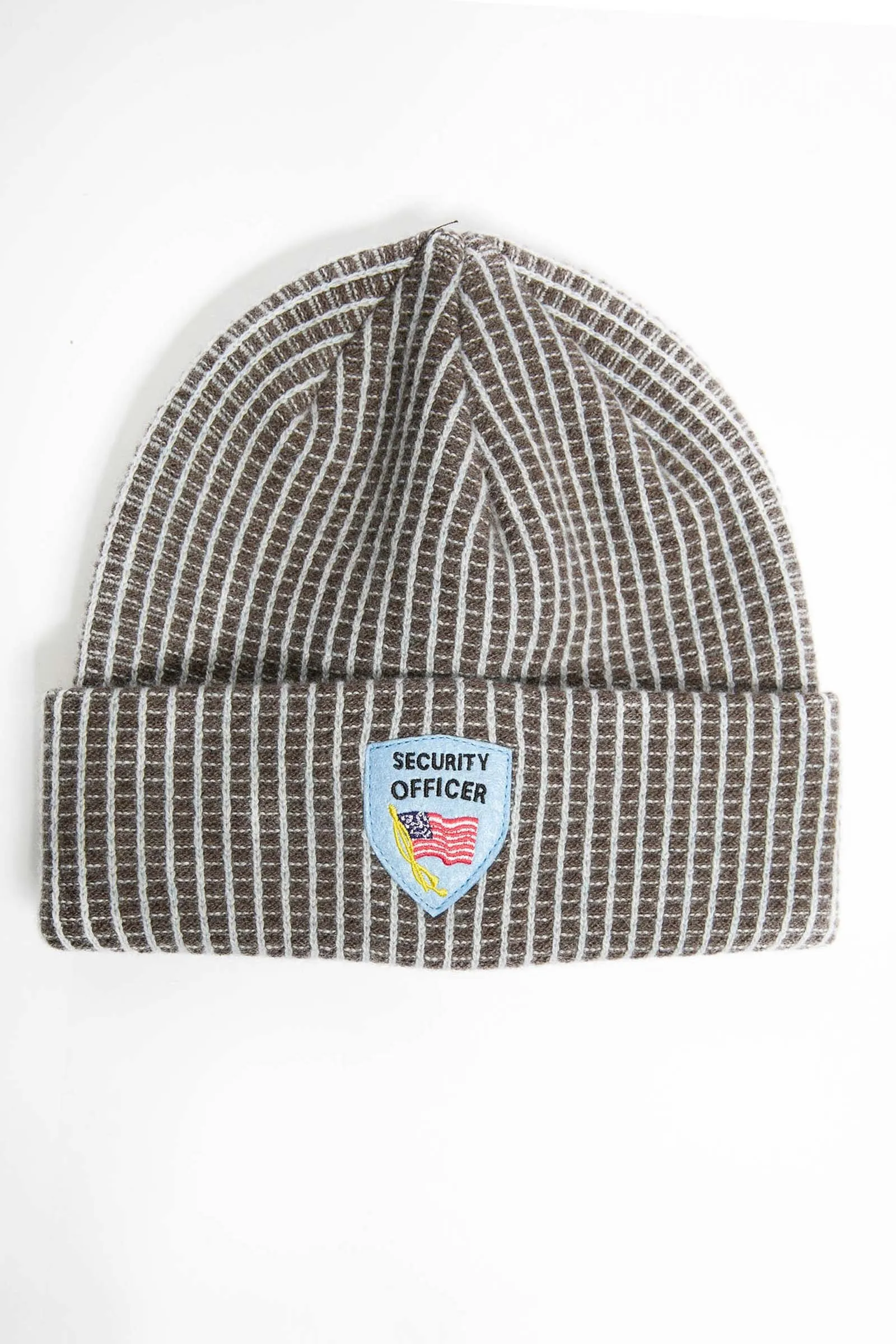 I.S.M. 'Security Officer' Grey Cashmere Beanie