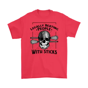 Lacrosse T-shirt, Funny Lacrosse T-shirt, Gift for Lacrosse Player, Funny Lacrosse Shirt