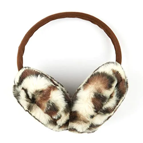 Leopard Print Earmuffs by Funky Junque