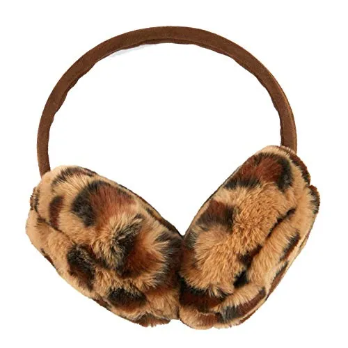 Leopard Print Earmuffs by Funky Junque