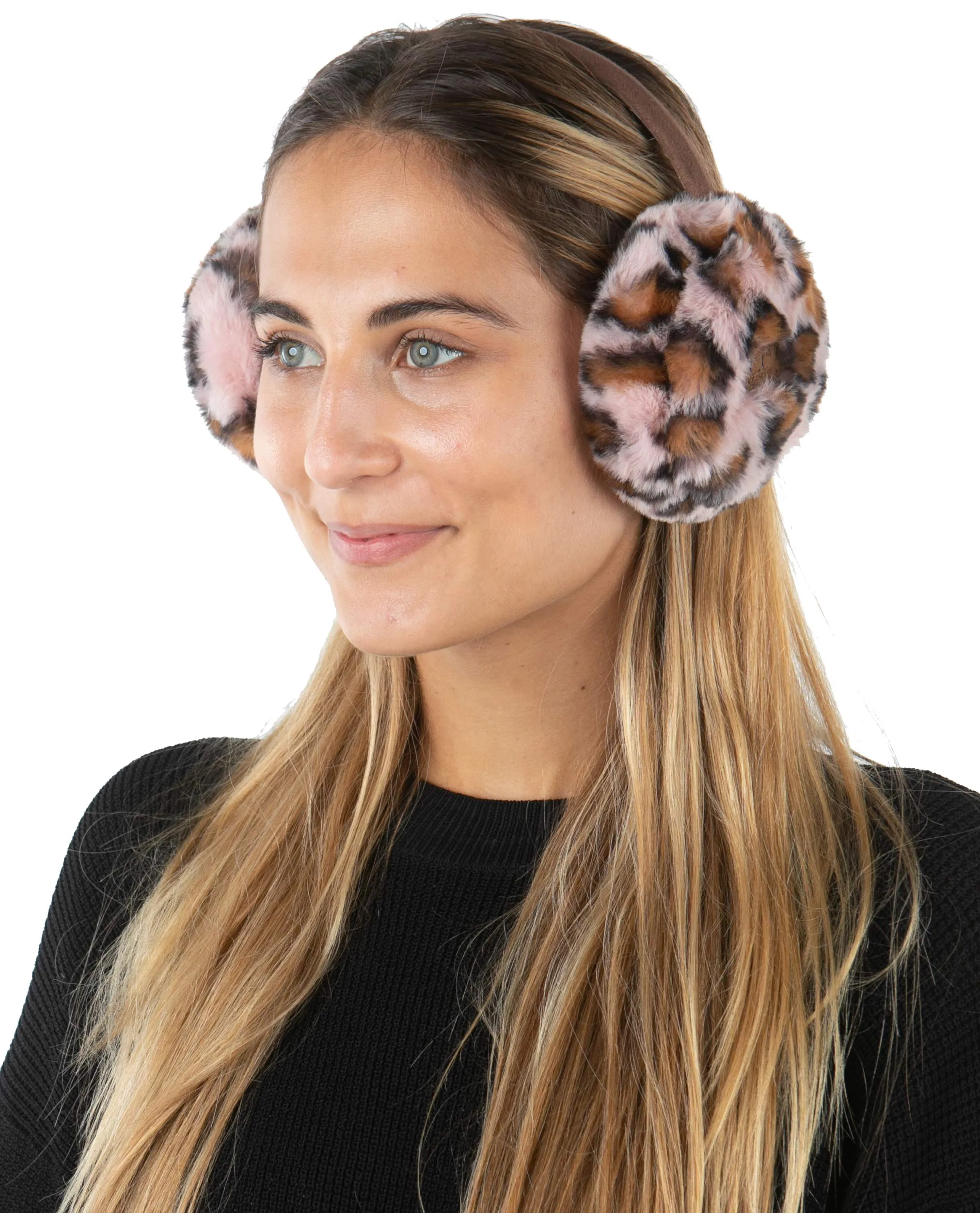 Leopard Print Earmuffs by Funky Junque
