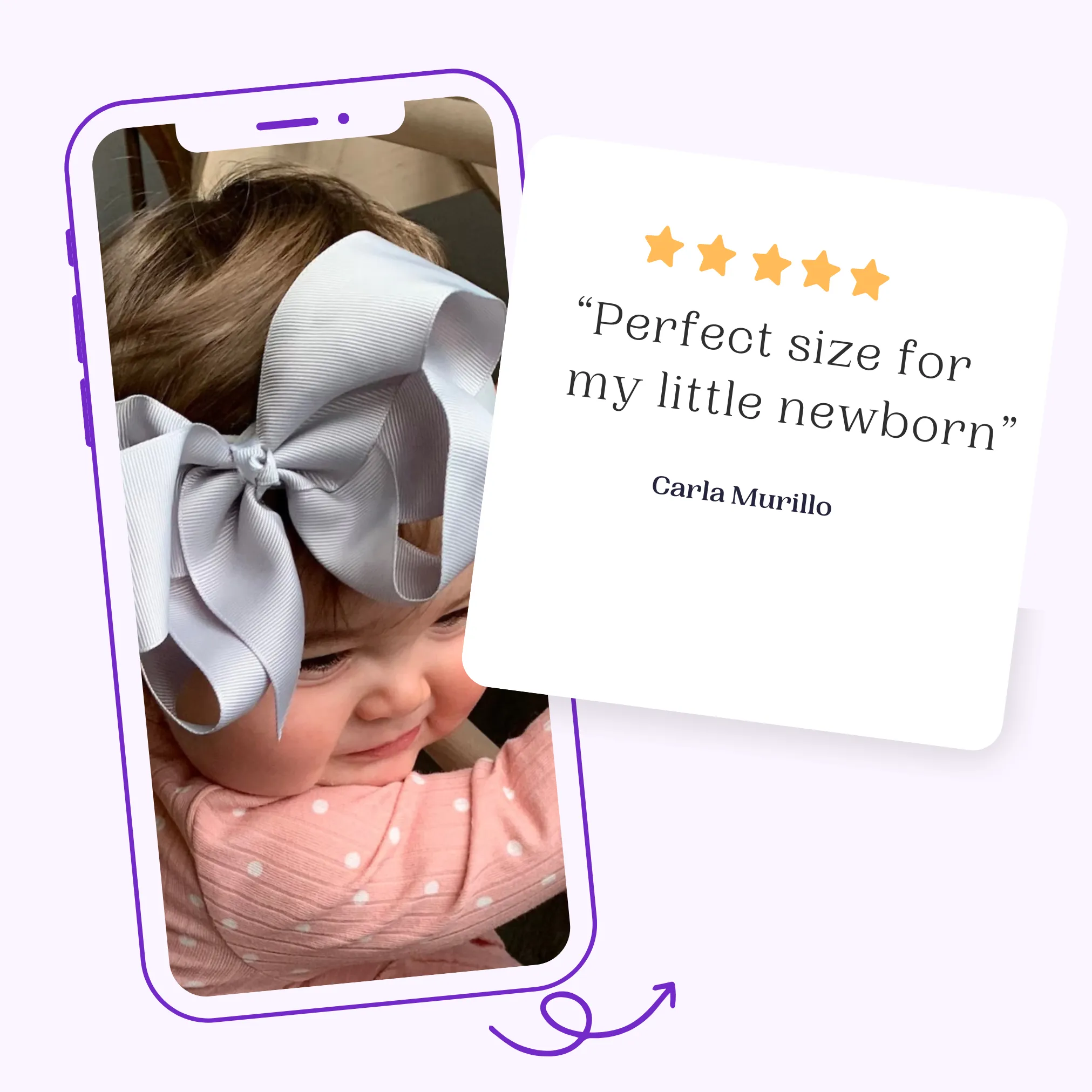 Light Blue Turban Bow Headband