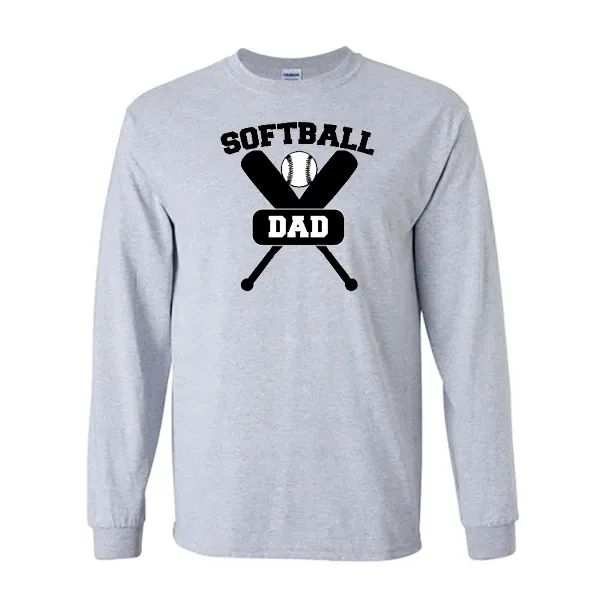 Long Sleeve Shirts Softball Dad