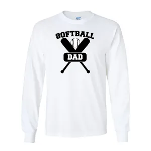 Long Sleeve Shirts Softball Dad