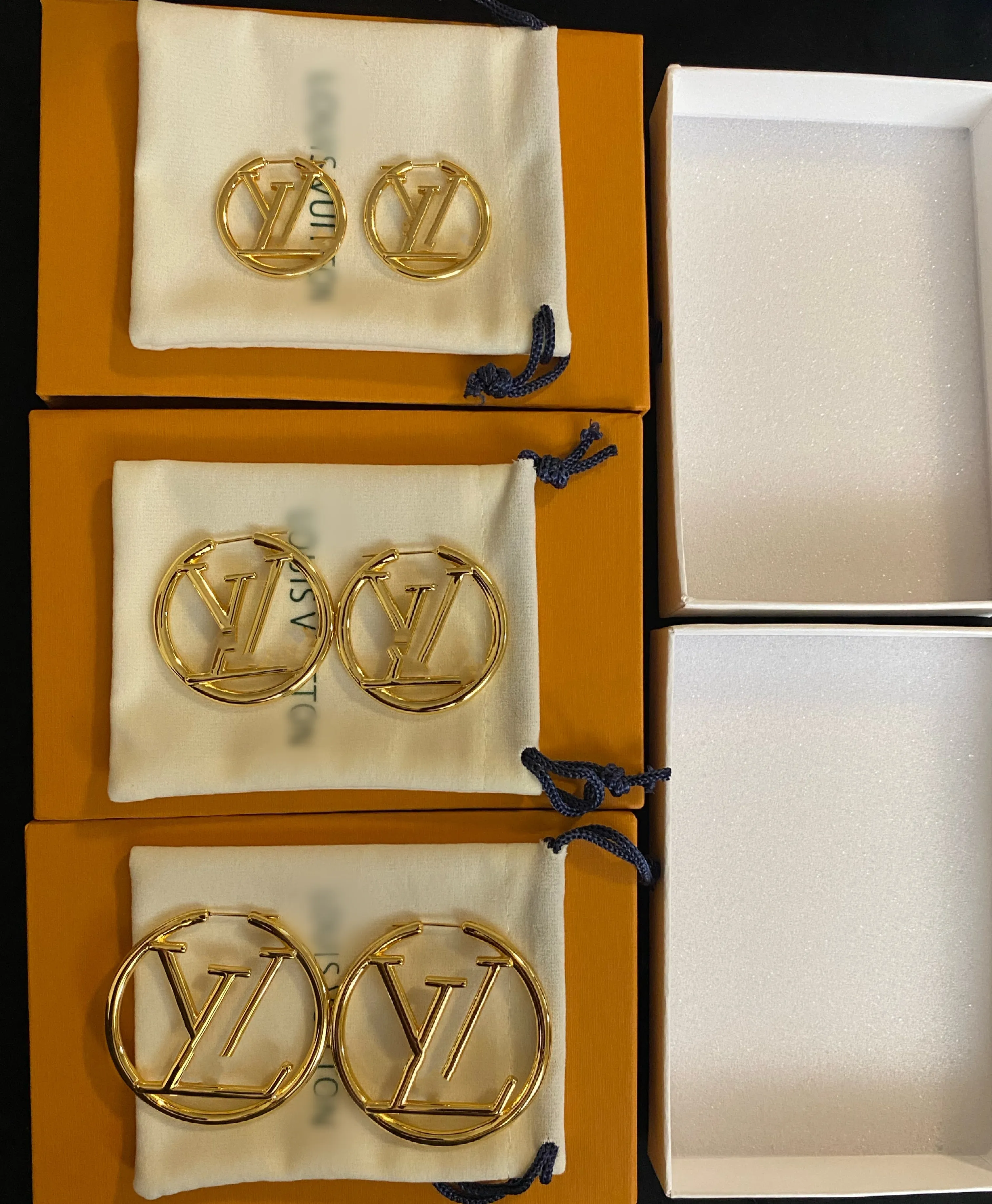 Luxury Gold Hoop Earrings