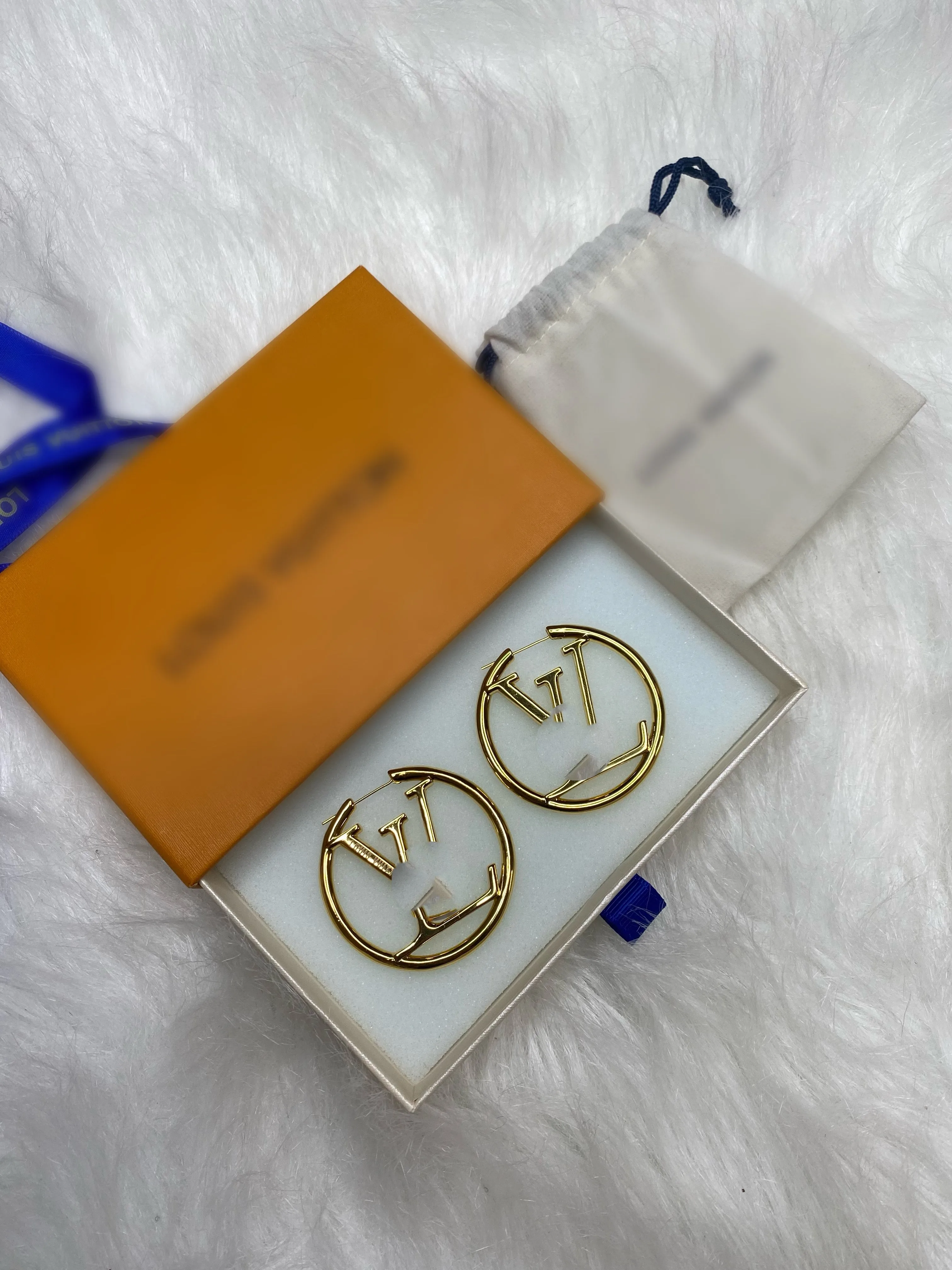 Luxury Gold Hoop Earrings