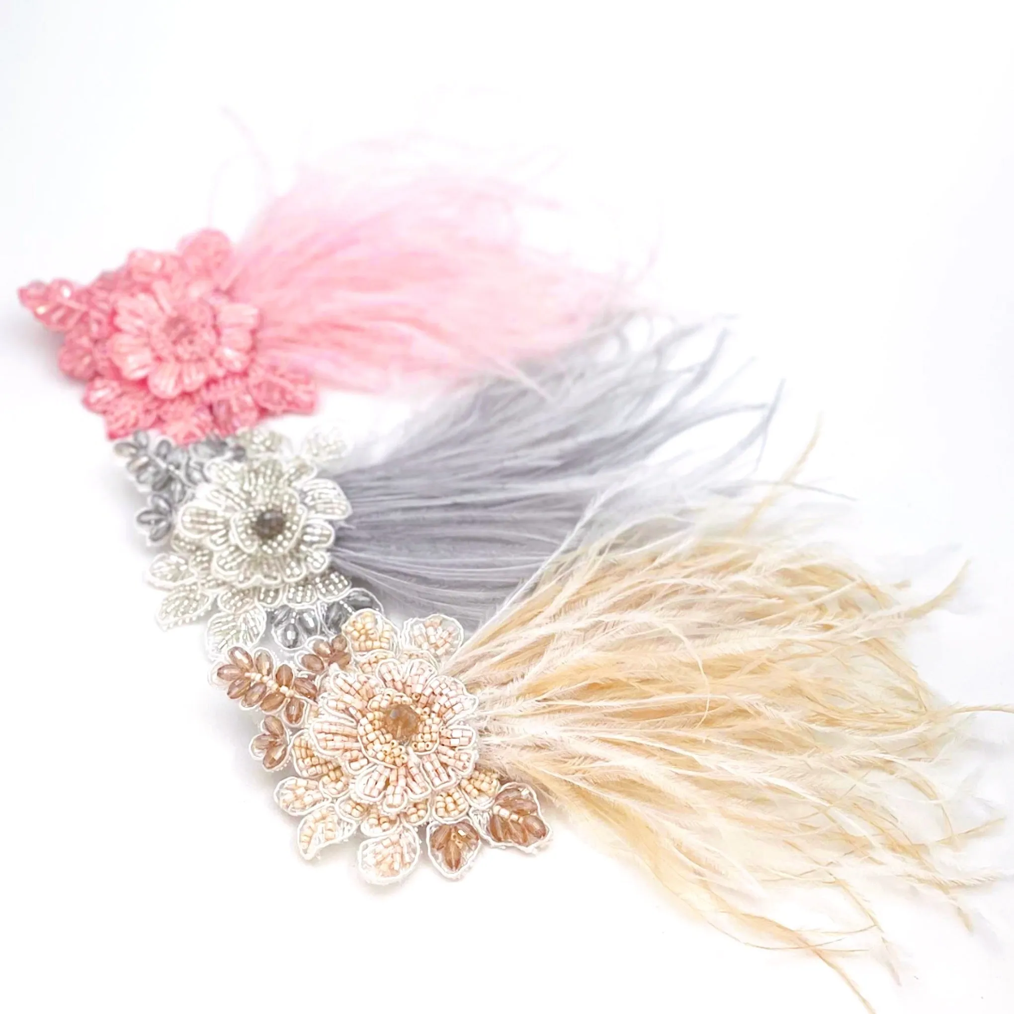 Luxury Lotus Childrens Feather Hair Clip
