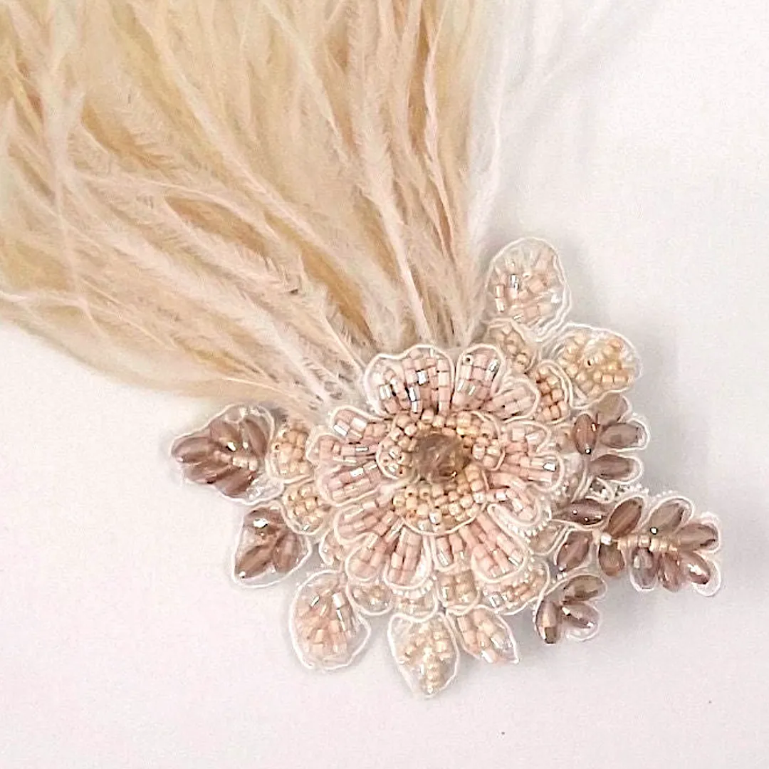 Luxury Lotus Childrens Feather Hair Clip
