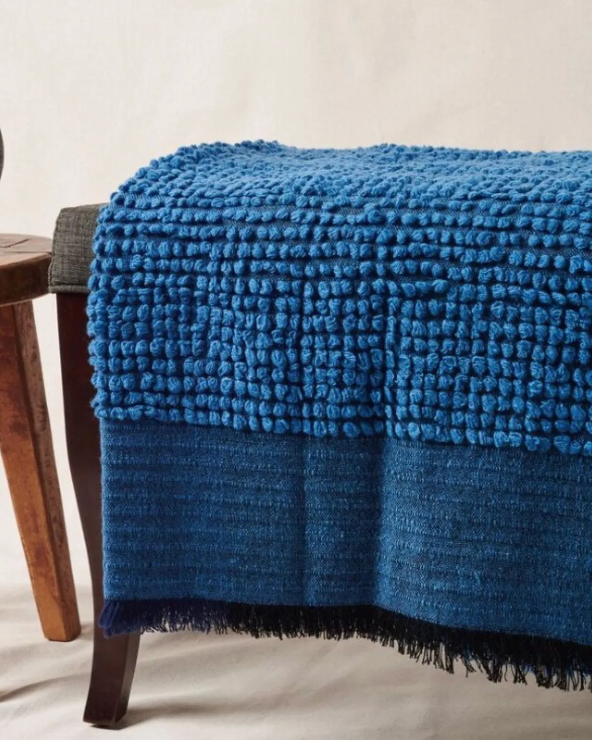Macaroon Midnight Merino Throw