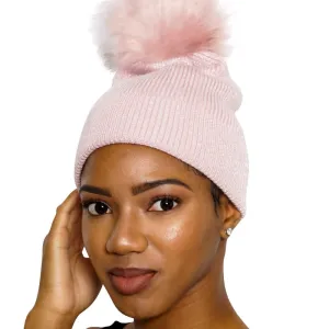 Melody metallic pom pom hat (2 Colors)
