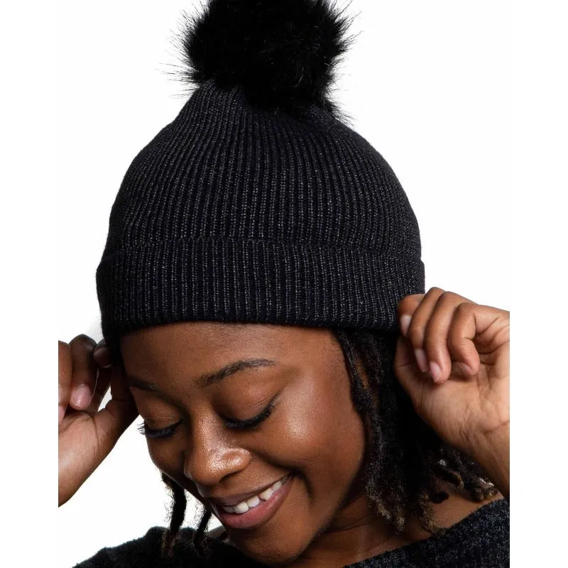 Melody metallic pom pom hat (2 Colors)