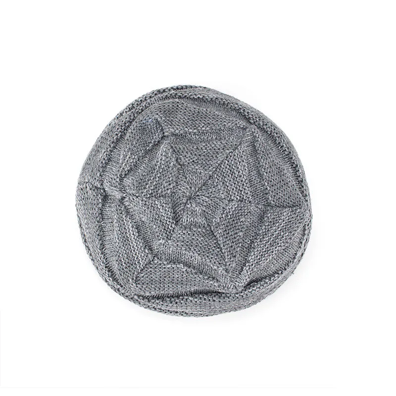 Men's Fashion Knitted Winter Beanies - Black,Grey,Khaki,Navy,Burgundy