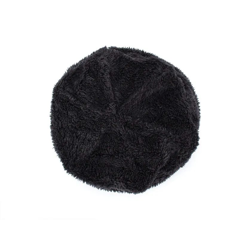Men's Fashion Knitted Winter Beanies - Black,Grey,Khaki,Navy,Burgundy