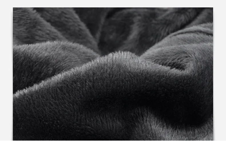 Men's Fashion Winter Beanies/Collar Scarf with Velvet Inside
