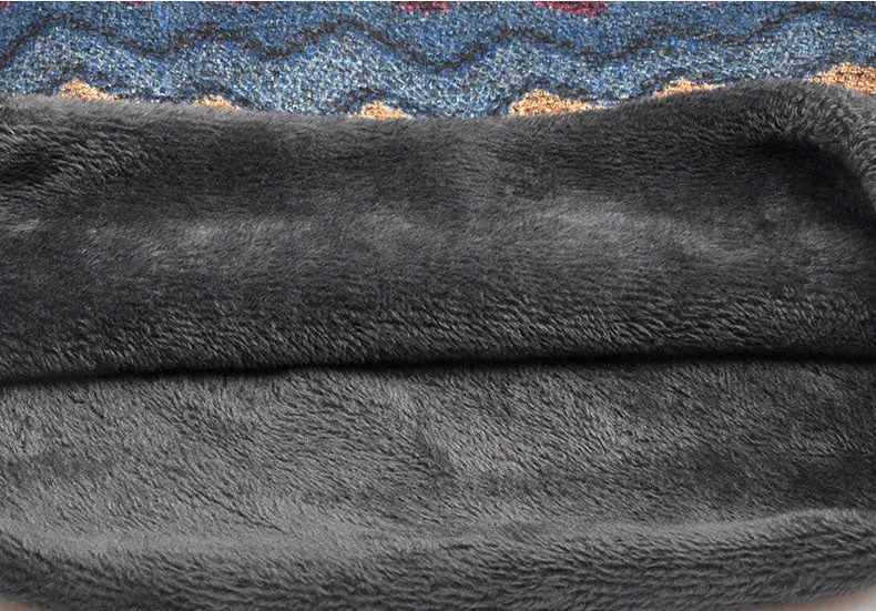 Men's winter Fashion Collar Scarf/Beanie with Velvet Inside - 3 Colors