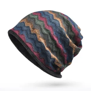 Men's winter Fashion Collar Scarf/Beanie with Velvet Inside - 3 Colors