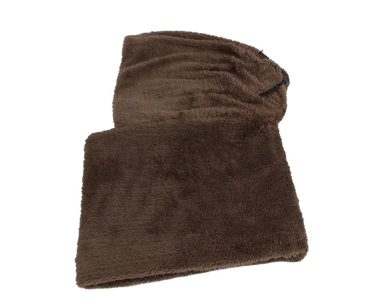Men's Winter Knitted Scarf Beanie - Black,Gray,Navy,Wine Red,Coffee,Khaki