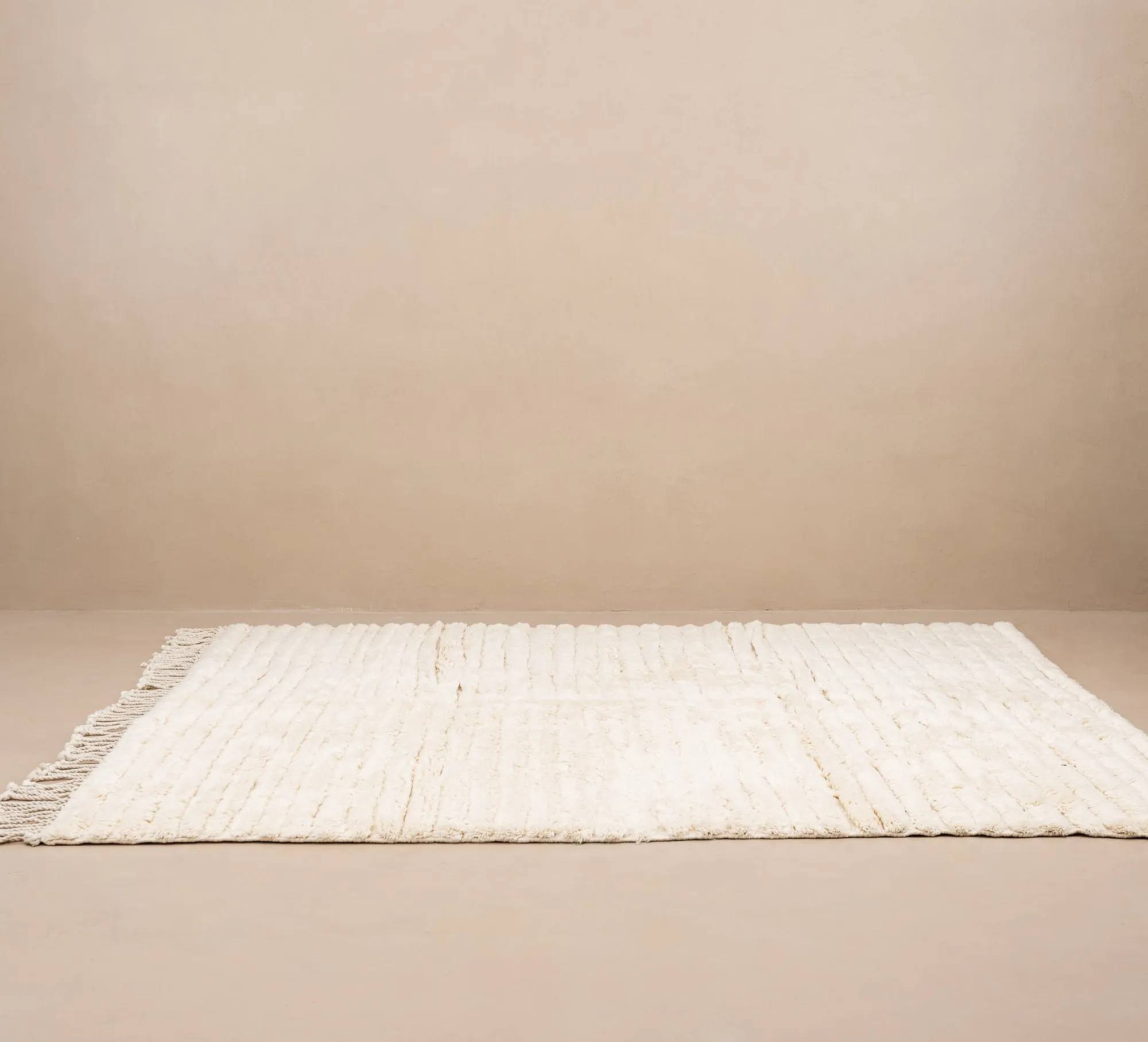 Mist Lines - Luxury Shag Moroccan Rug