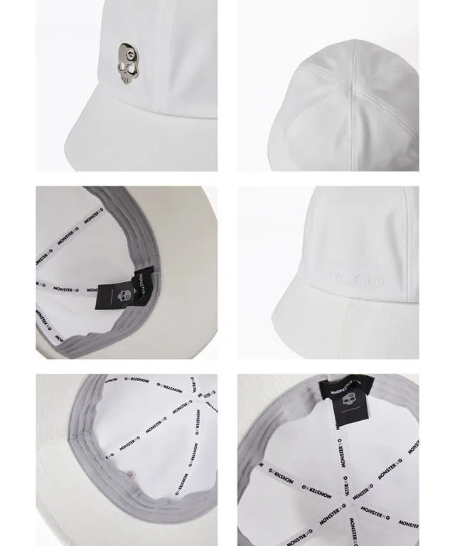 Monster G Woman Skull Bucket Hat White