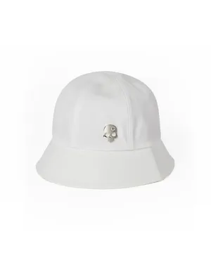 Monster G Woman Skull Bucket Hat White