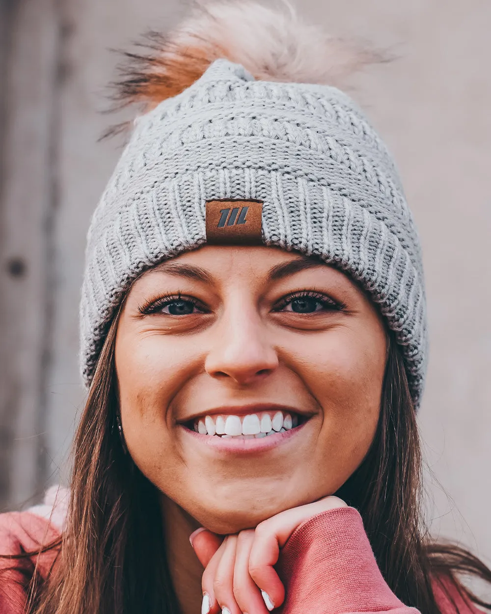 MTVD Sherpa Lined Beanie- FogMoon