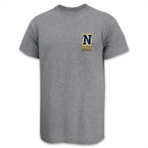 Navy Lacrosse Logo T-Shirt