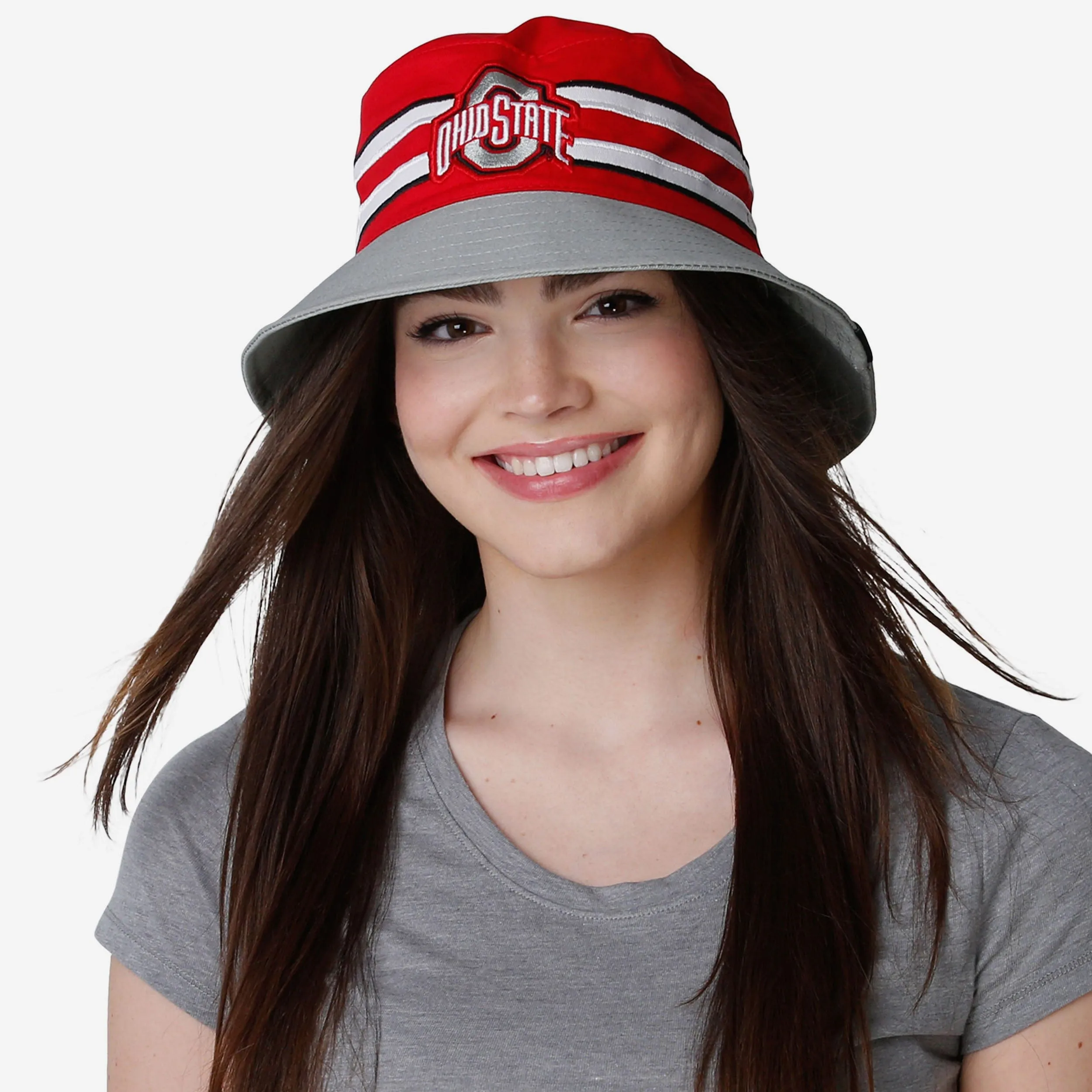 Ohio State Buckeyes Team Stripe Bucket Hat
