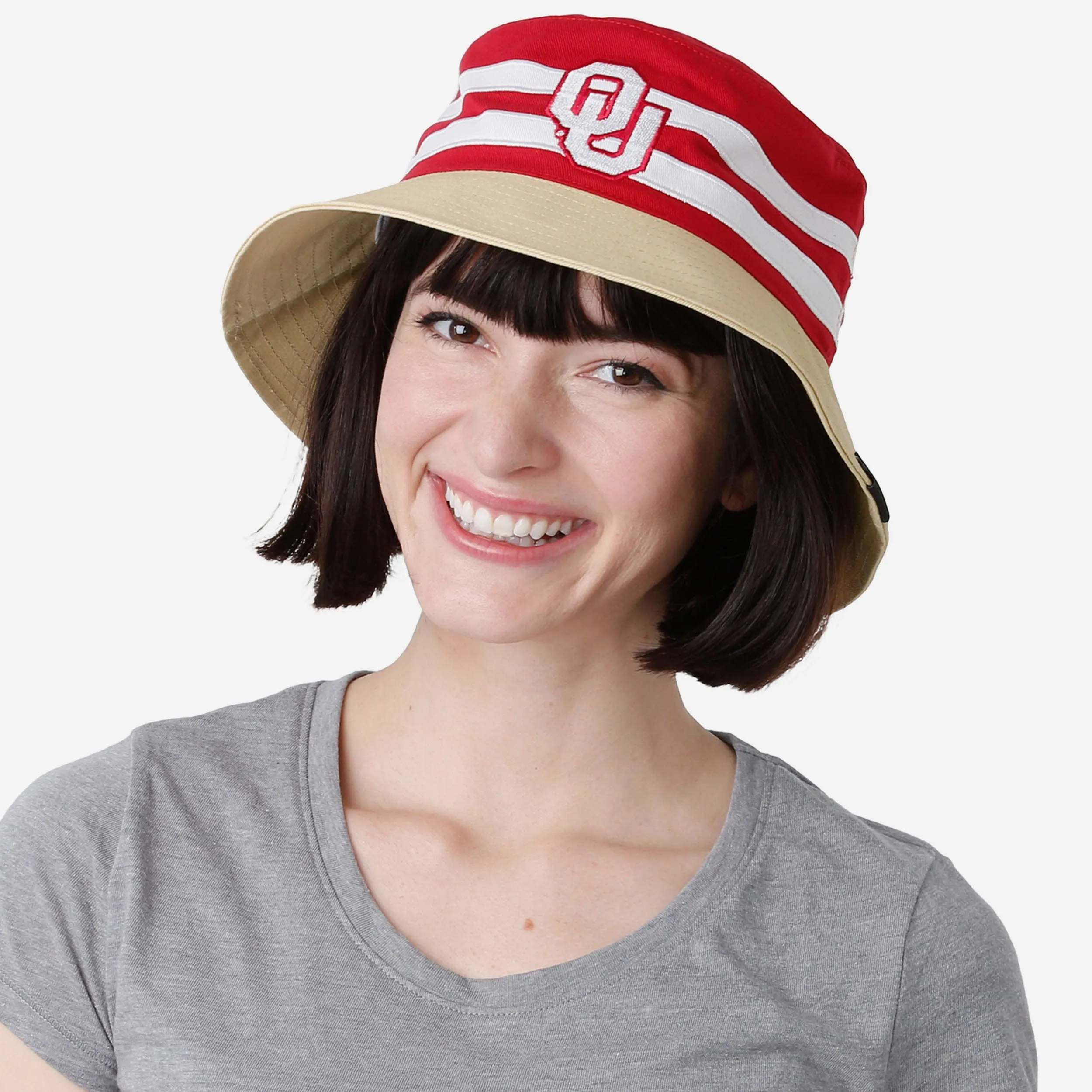 Oklahoma Sooners Team Stripe Bucket Hat