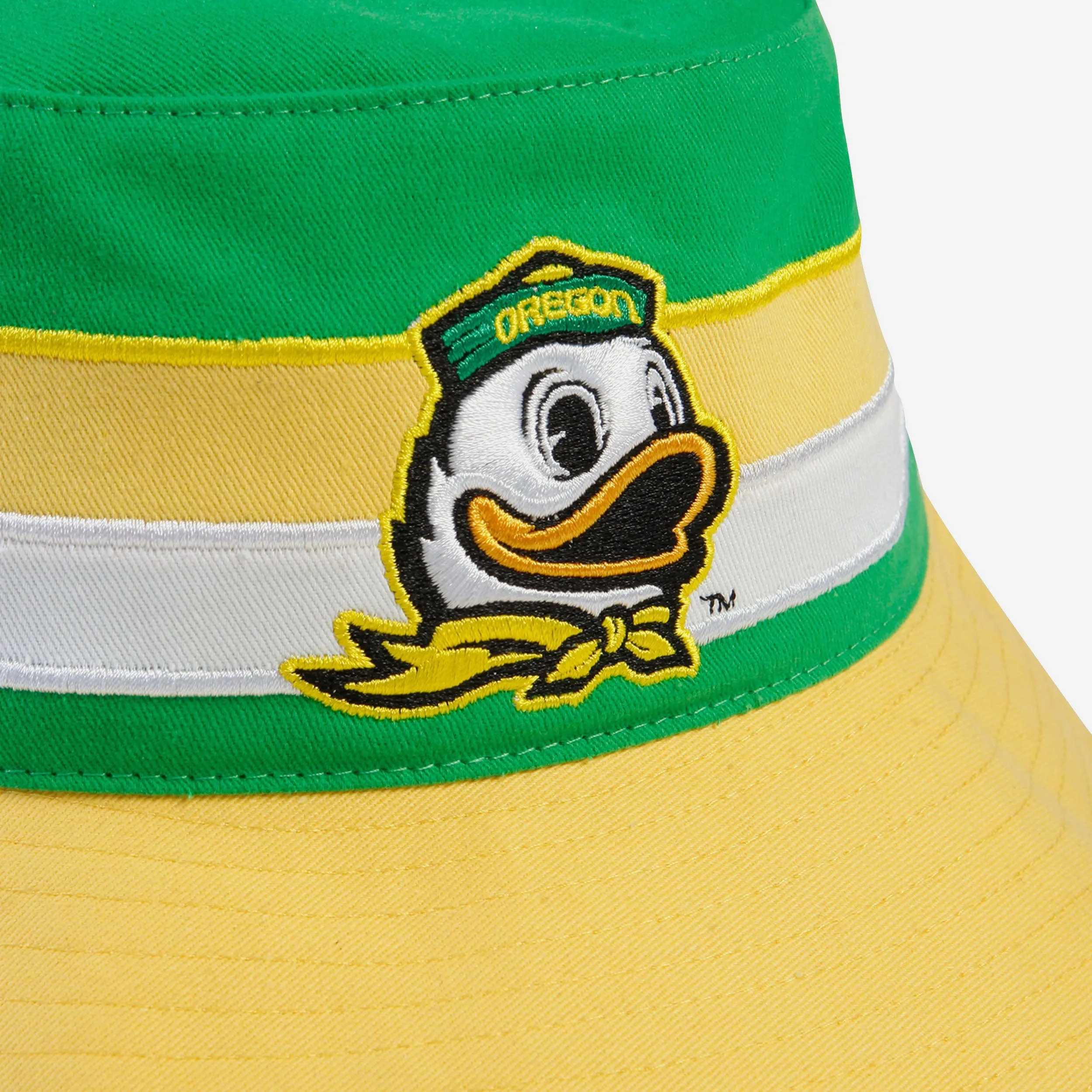 Oregon Ducks Team Stripe Bucket Hat