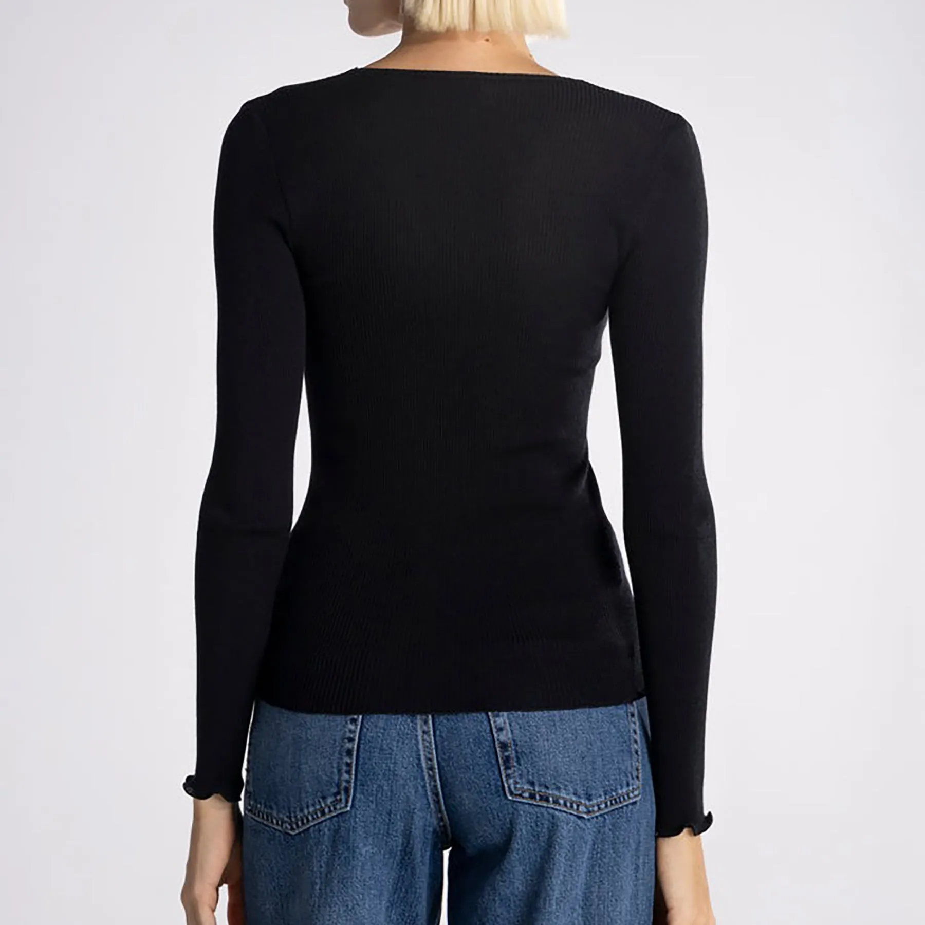 Oscalito Lana Seta Long Sleeve Zipper Top