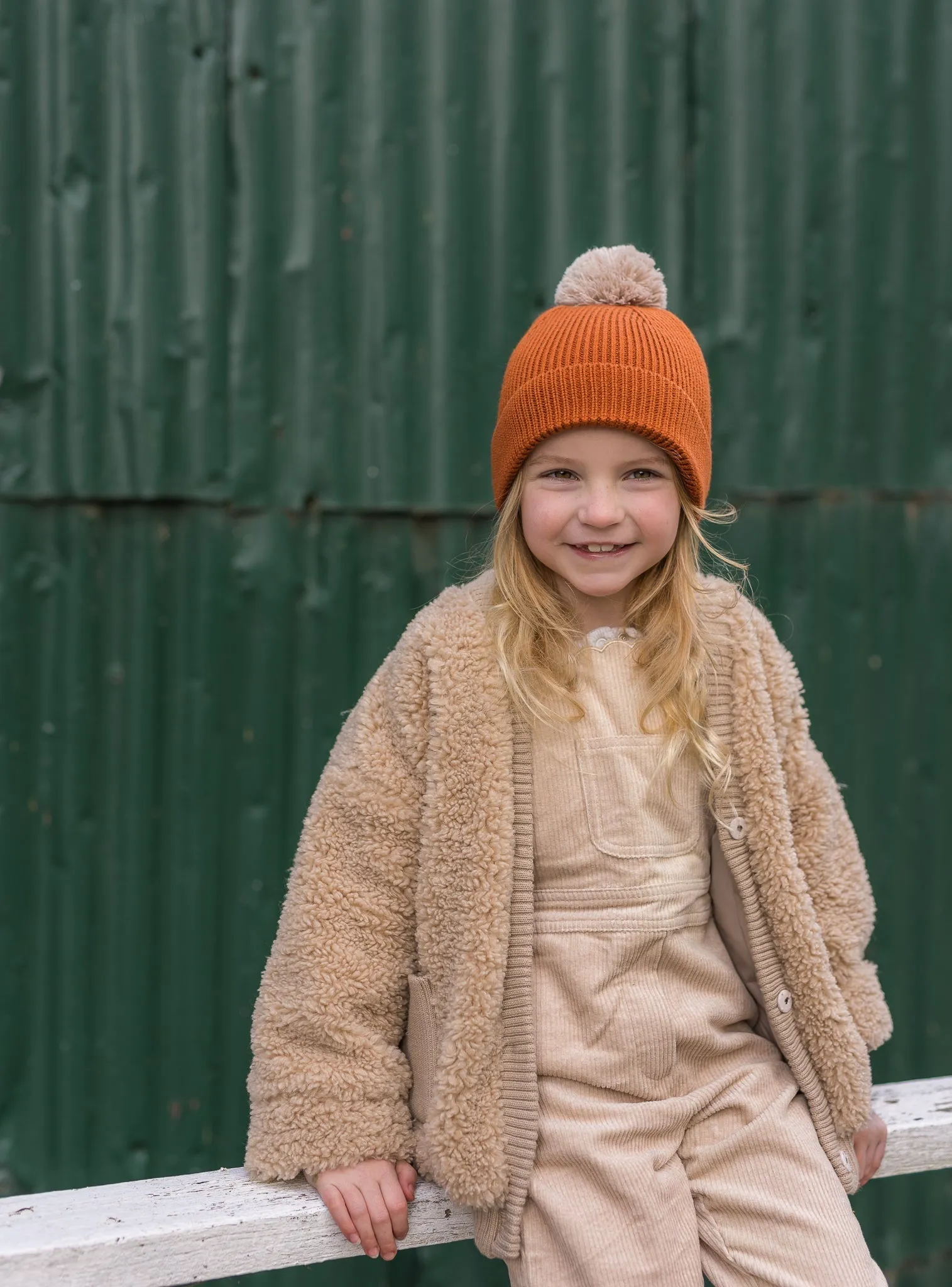 Oslo Merino Ribbed Beanie Chestnut