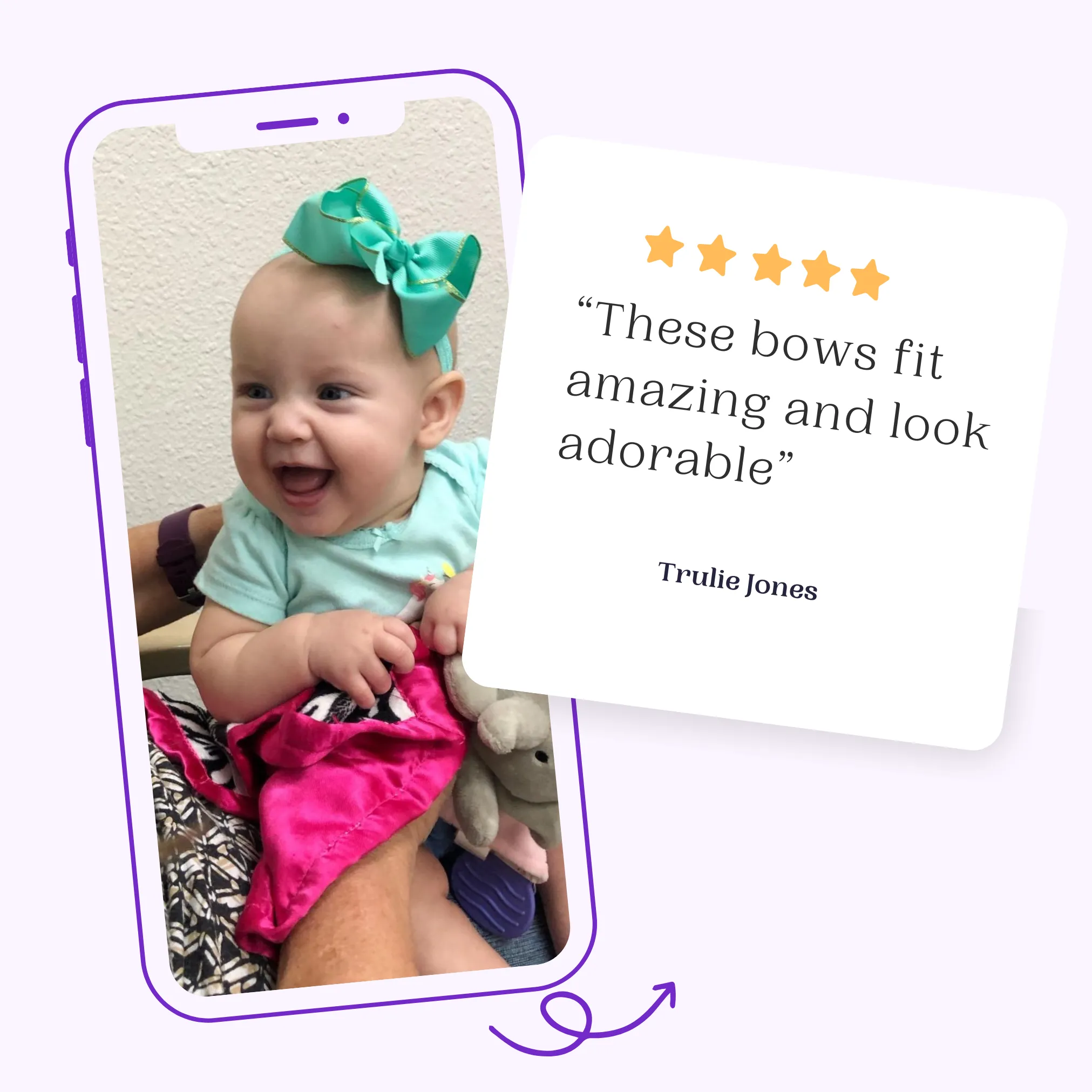 Pink Turban Bow Headband