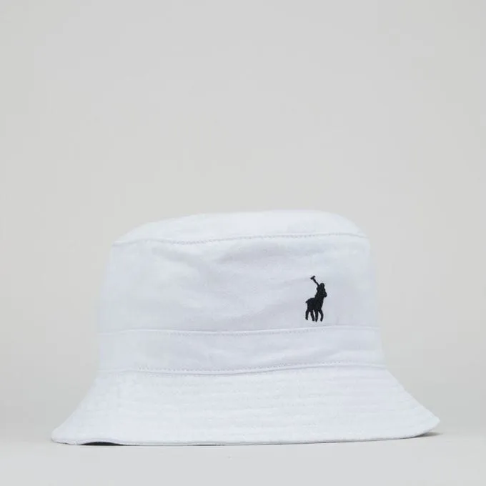 Polo Sydney Twill Bucket Hat White