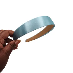 Powder Blue Satin Headband