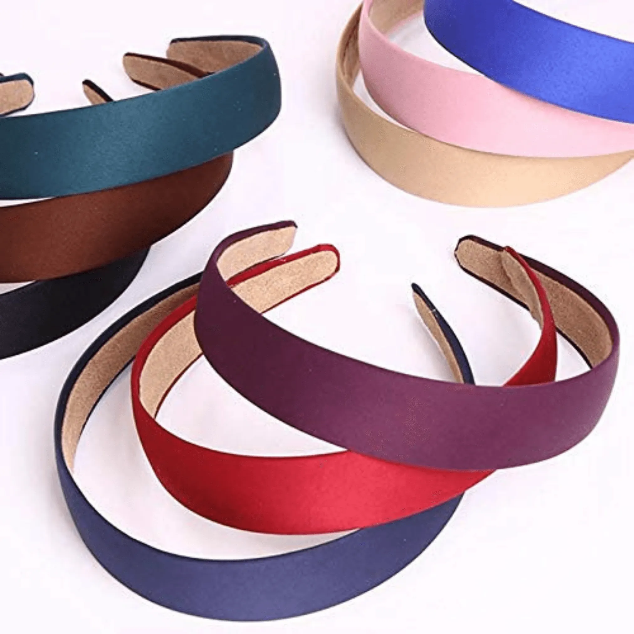 Red | Satin Headband