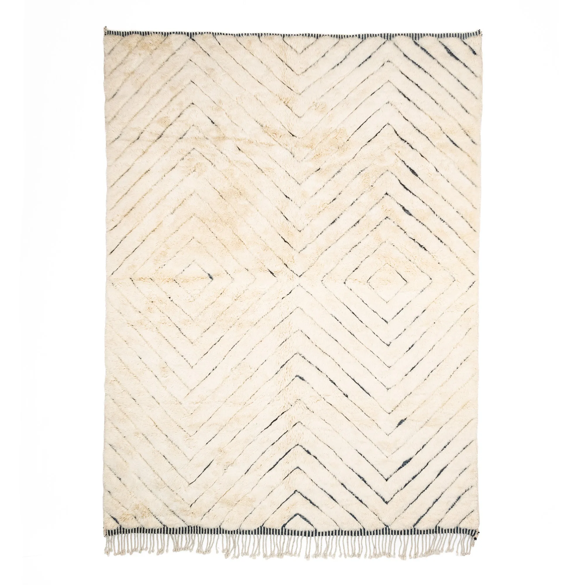 Ripples - Luxury Shag Moroccan Rug