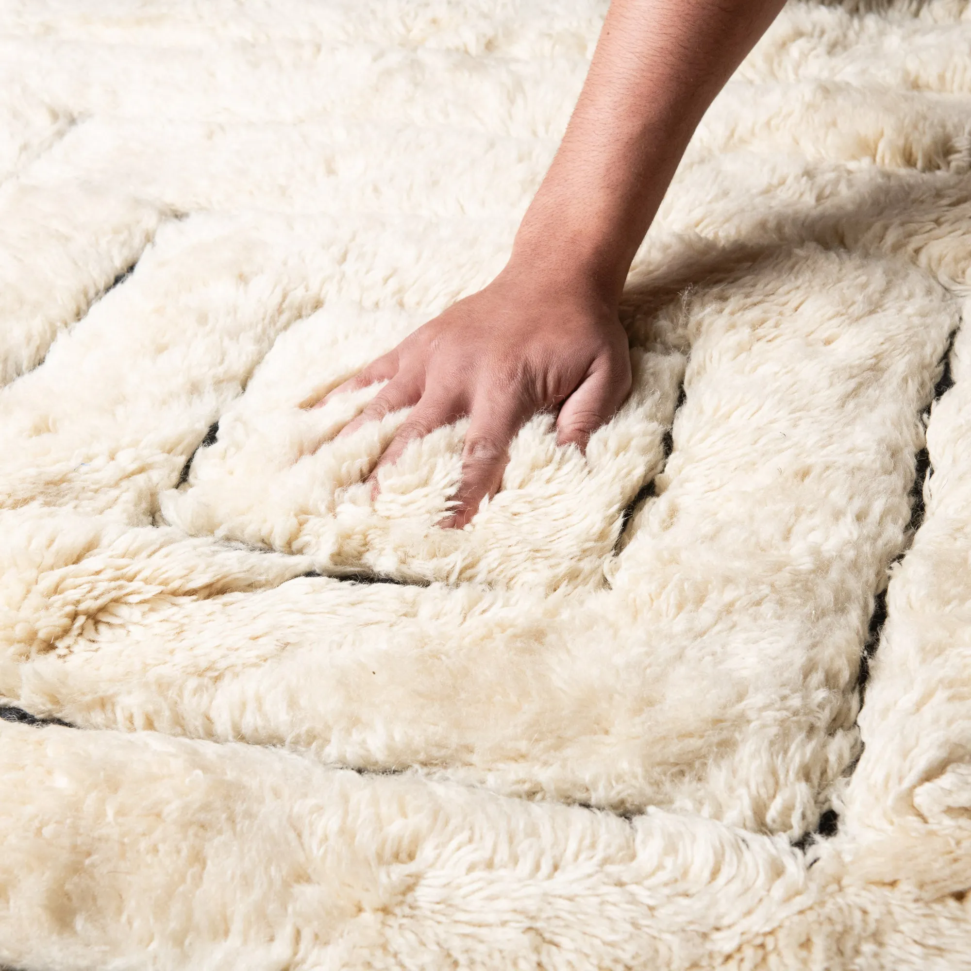 Ripples - Luxury Shag Moroccan Rug