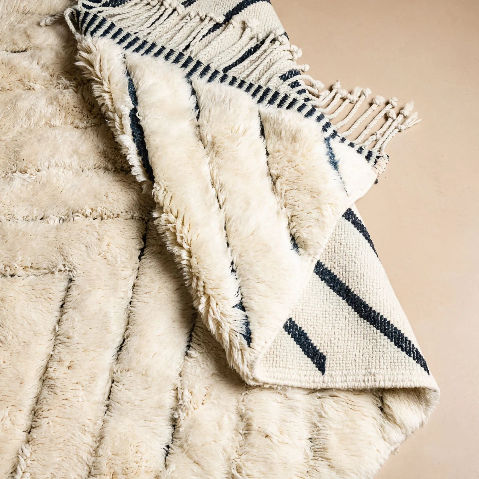 Ripples - Luxury Shag Moroccan Rug
